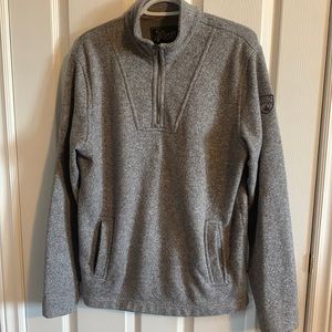 Roots Salt & Pepper Quarter Zip Sweater
